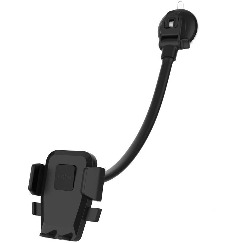 FIXED Iconiq Flex XL rugalmas, hajlítható szárral szélvédőre vagy műszerfalra, fekete (FIXICQ-FLEXXL-BK)