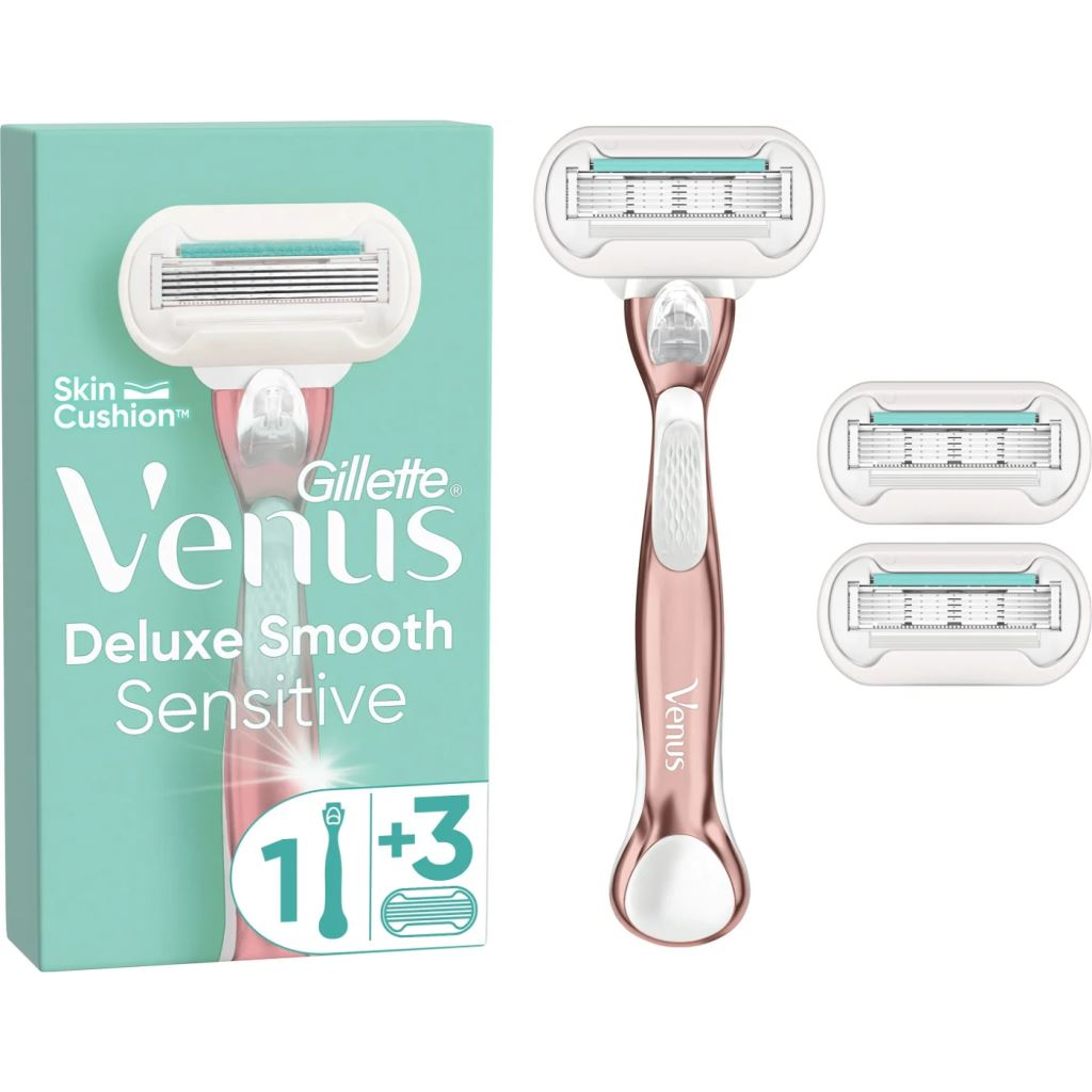Gillette Venus Deluxe Smooth Sensitive Rose Gold + 3 db borotvabetét (7702018609994) (7702018609994)