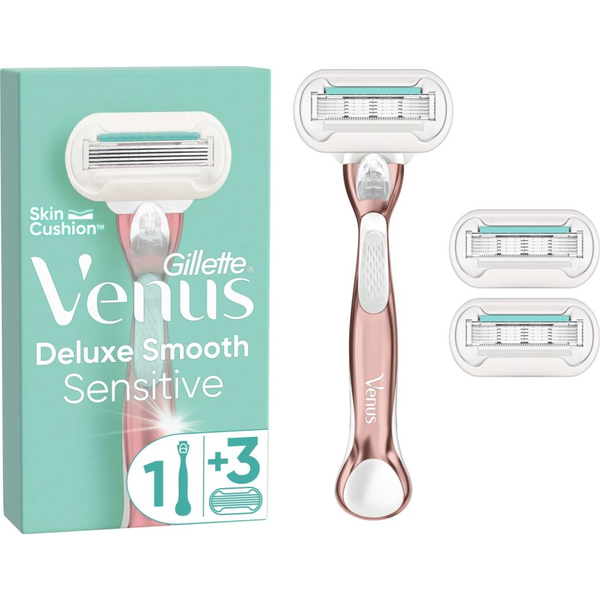 Gillette Venus Deluxe Smooth Sensitive Rose Gold + 3 db borotvabetét (7702018609994)