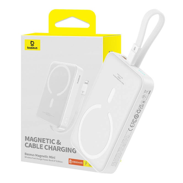 Bezdrátová powerbanka Baseus pro MagSafe Qi QC PD 10000mAh 20W lightning