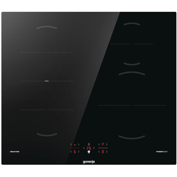Gorenje GI621FMC Sort Indbygget 60 cm Zone induktionskogeplade 4 zone(s)