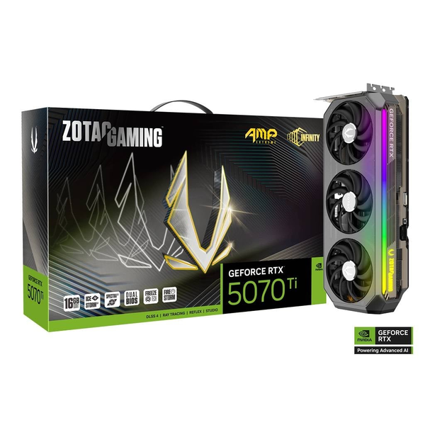 Zotac GeForce RTX 5070 Ti 16GB GDDR7 AMP Extreme Infinity Videókártya