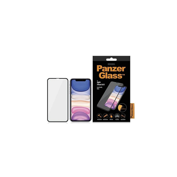 PanzerGlass E2E Super+ iPhone XR/11 készülékhez Case Friendly kijelzővédő, fekete