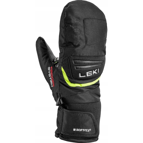 Leki Guantes Griffin 3d Junior Mitt Negro/amarillo 6.0
