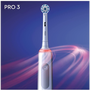 Braun Oral-B PRO 3 3000 elektromos fogkefe Sensitive Clean Alabaster white