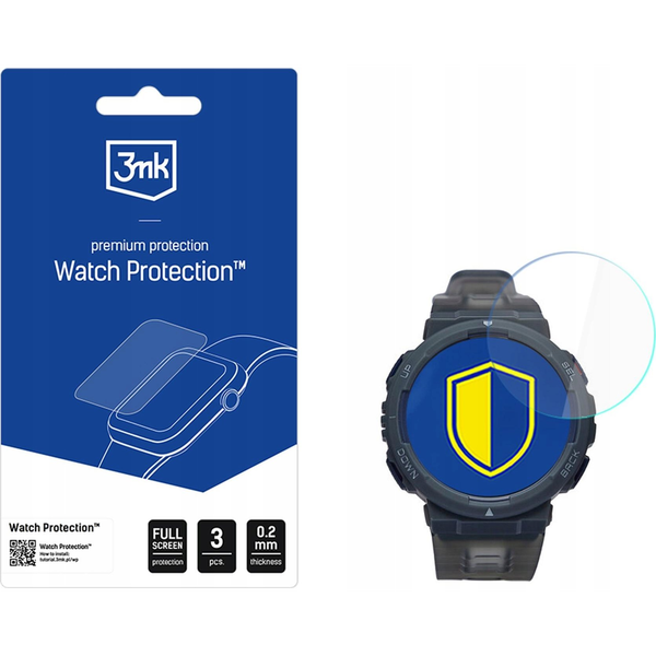 3MK Watch Protection FlexibleGlass Hybrid védőüveg Amazfit Active Edge