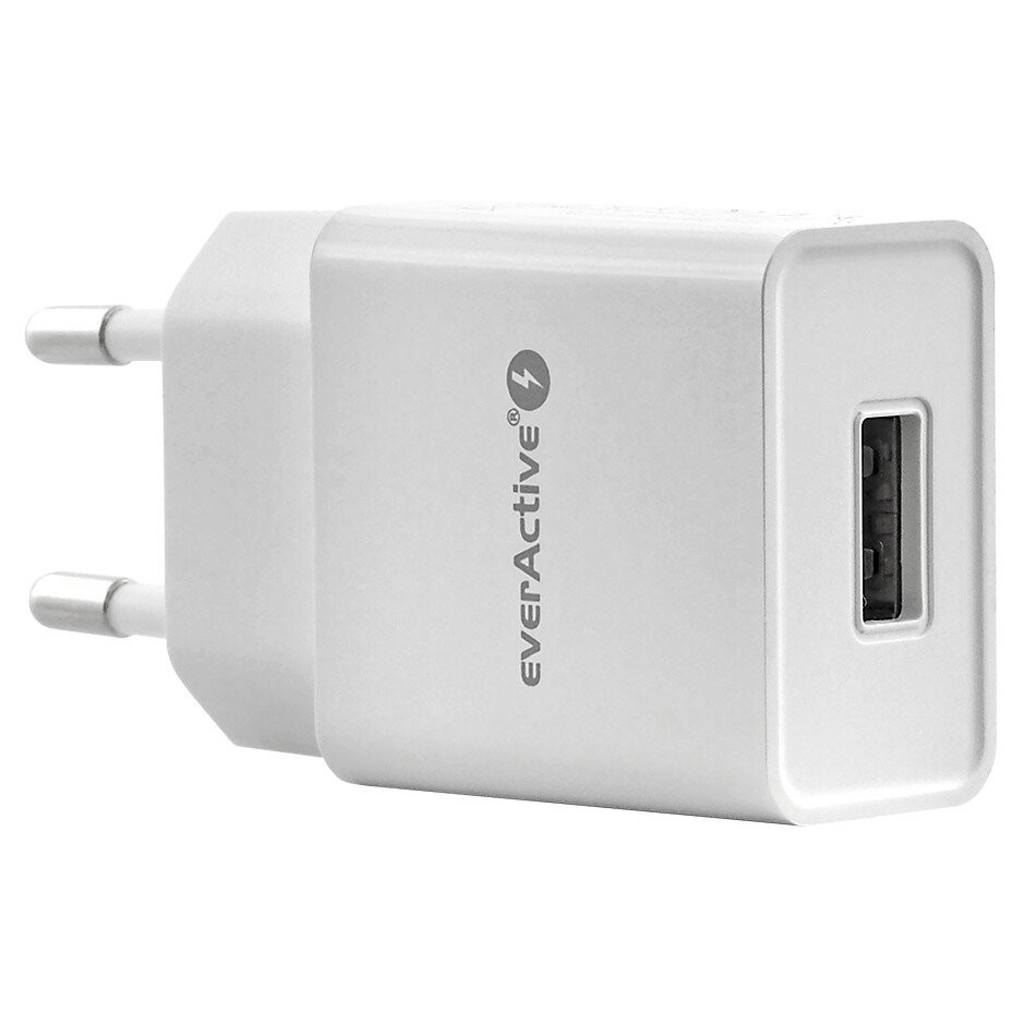 EverActive SC-100 Hálózati USB-töltő (5V / 1A) - Fehér (SC100)