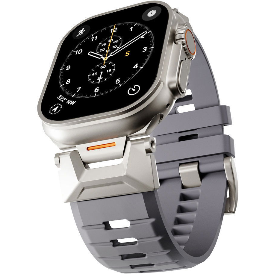 Epico FKM Rubber Pro Apple Watch SE 44mm/Series 1-9 42/44/45mm, 10-11 46 mm/Ultra 49 mm - szürke (63318101900004)