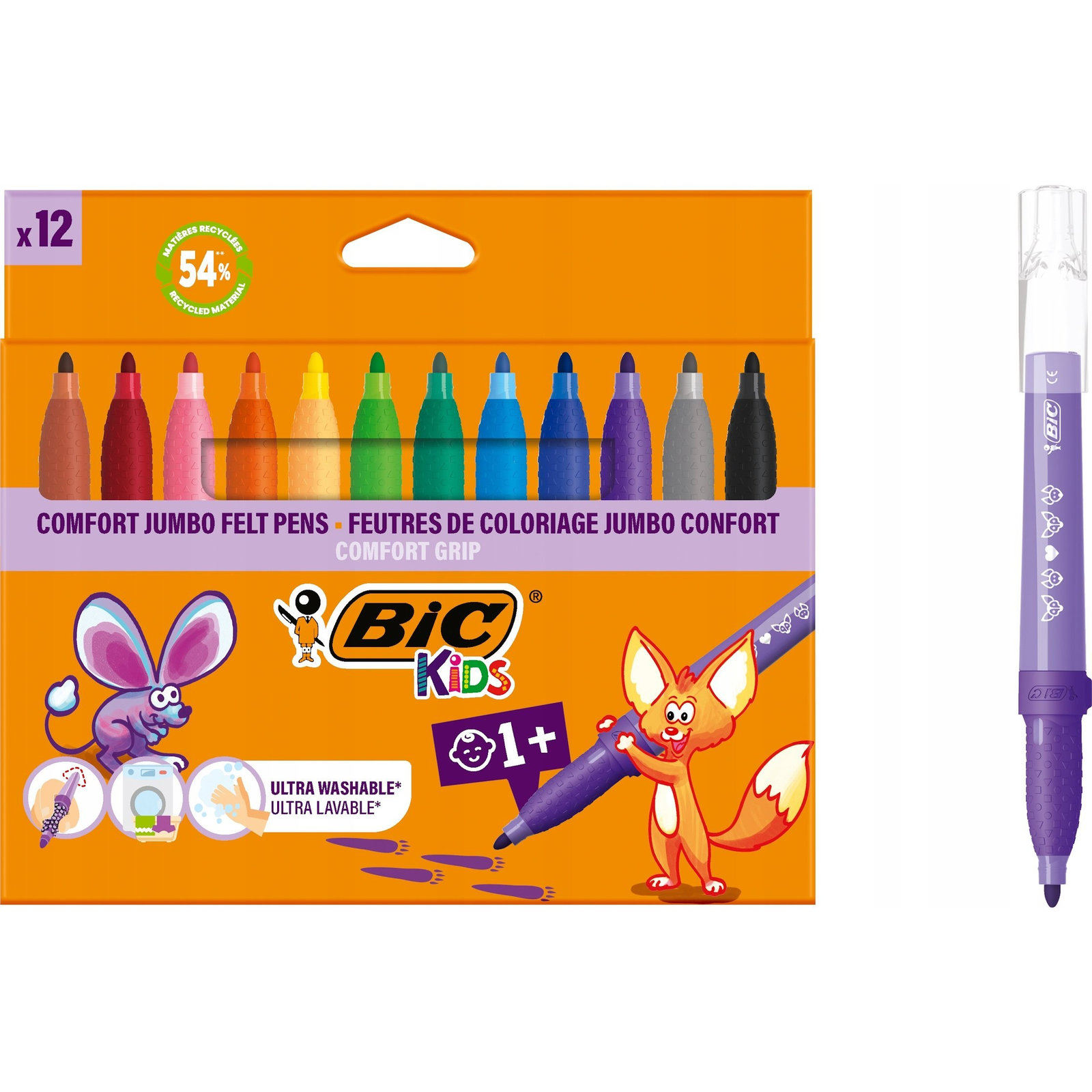 BIC Kids filctollak, 12 darab (517250)