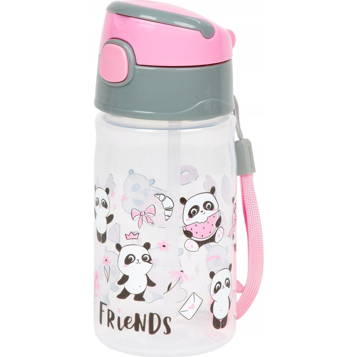 Pandás Műanyag Kulacs - 330 ml, Friends, BC05 (DERF.BC05)