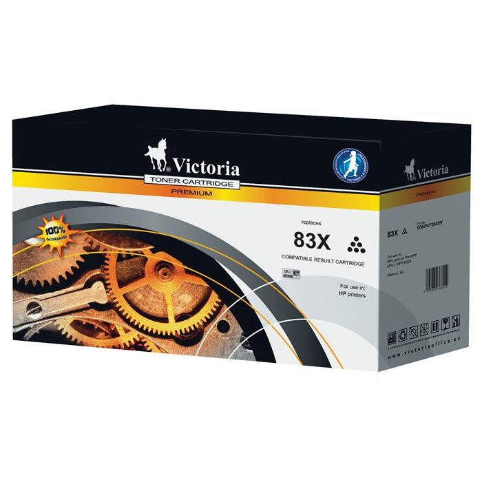 Victoria (HP CF283X 83X) Toner Fekete (TOHPCF283XVN)