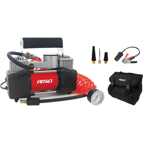 Amio Autós Kompresszor - 2 Hengeres 12 V 10 Bar 60 L/perc