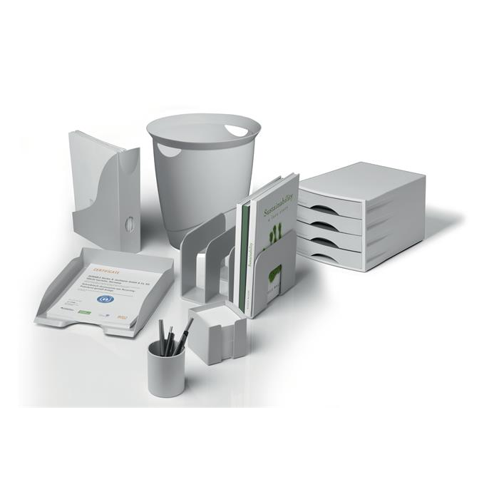 Durable Eco Jegyzettömbtartó feltöltve - Szürke (800 darabos) (775810)