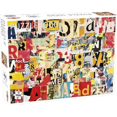 Tactic Poster Collage 1000 pcs Puslespil 1000 stk Kunst