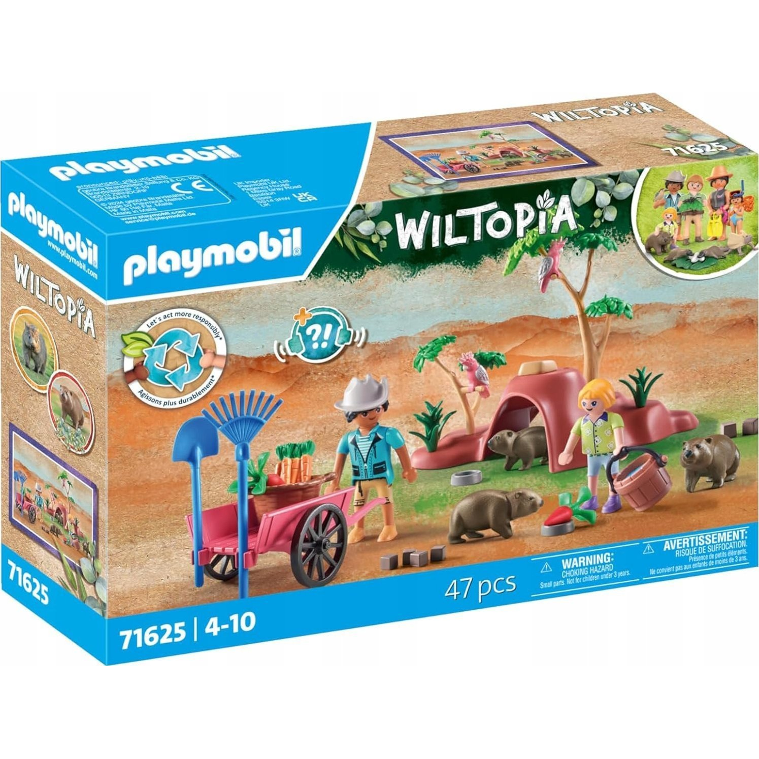 Playmobil 71625 Wiltopia - Wombat Búvóhely Építőjáték (71625)