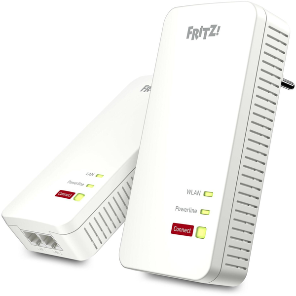 FRITZ!Powerline 1240 AX WLAN Set 1200 Mbit/s Připojení na síť Ethernet Wi-Fi Bílá 2 kusů