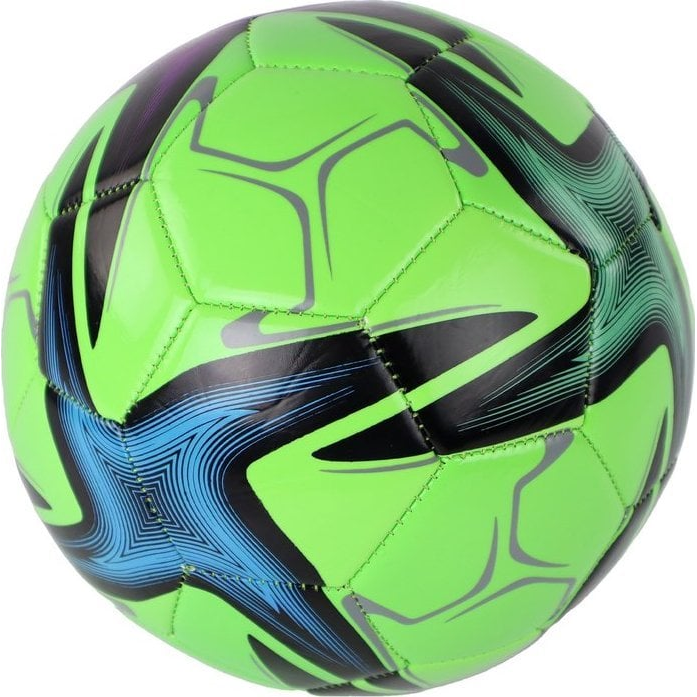 Lean Toys Labda 24 cm Focihoz, Zöld Mintás 5-Ös Méret (13173)