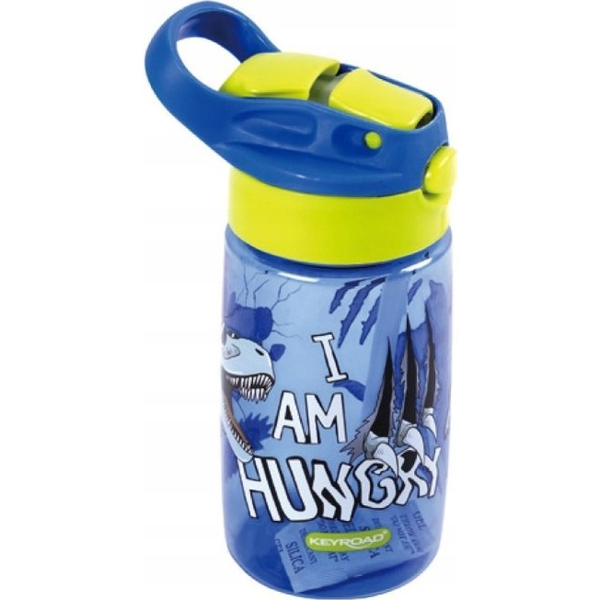 Keyroad Bidon KEYROAD, plastikowy, 450 ml, Dino