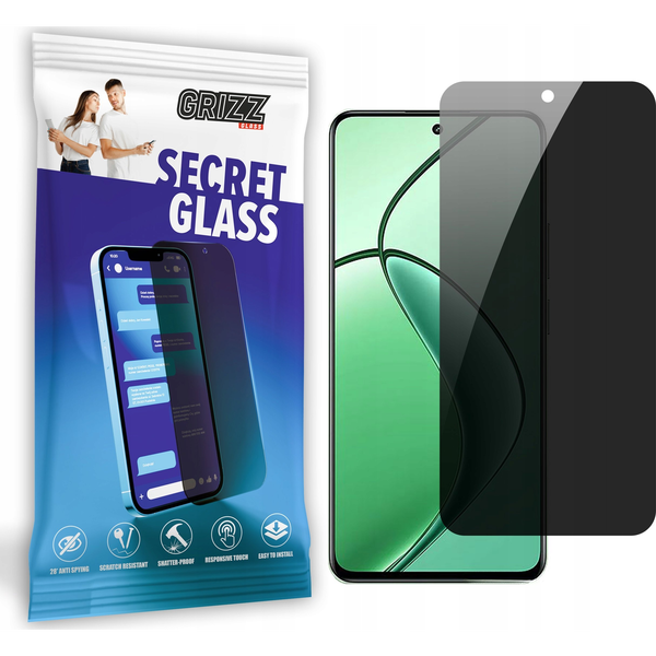  GrizzGlass Szkło prywatyzujące GrizzGlass SecretGlass do Realme P1