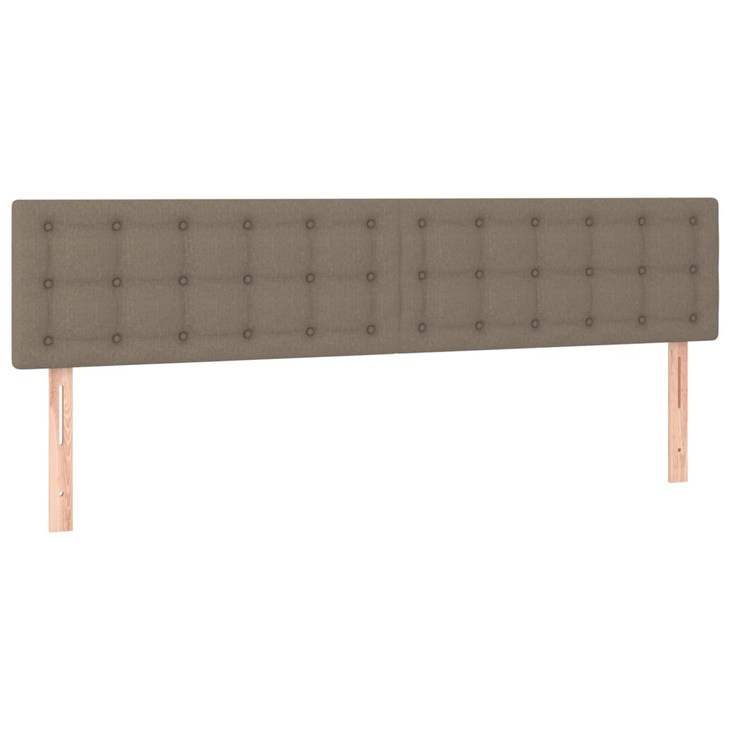 2 db tópszínű szövet fejtámla 80x5x78/88 cm (346480)