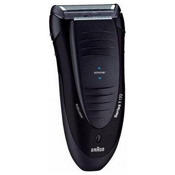 Braun 170s-1 Planžetový holicí strojek Zastřihovač Černá