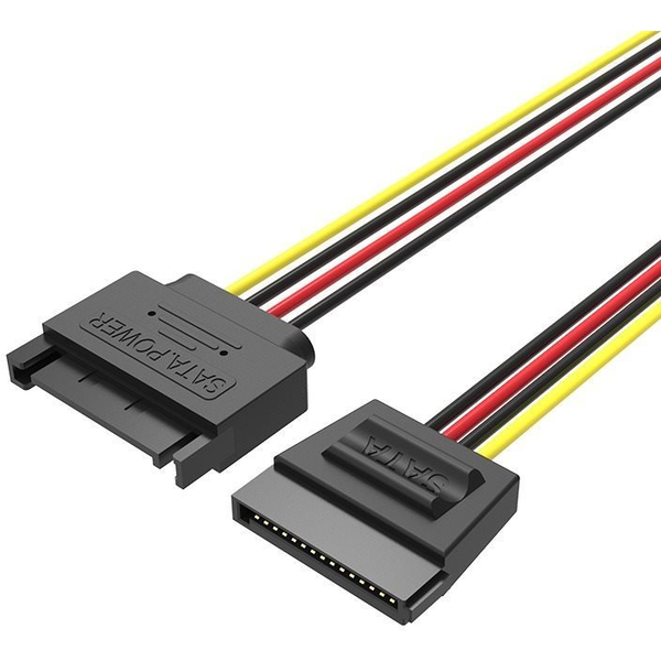 Vention SATA 15P Power Extension Cable 0.3m Black