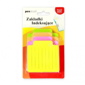 Plastové kartotéční záložky Penword B6 100 ks
