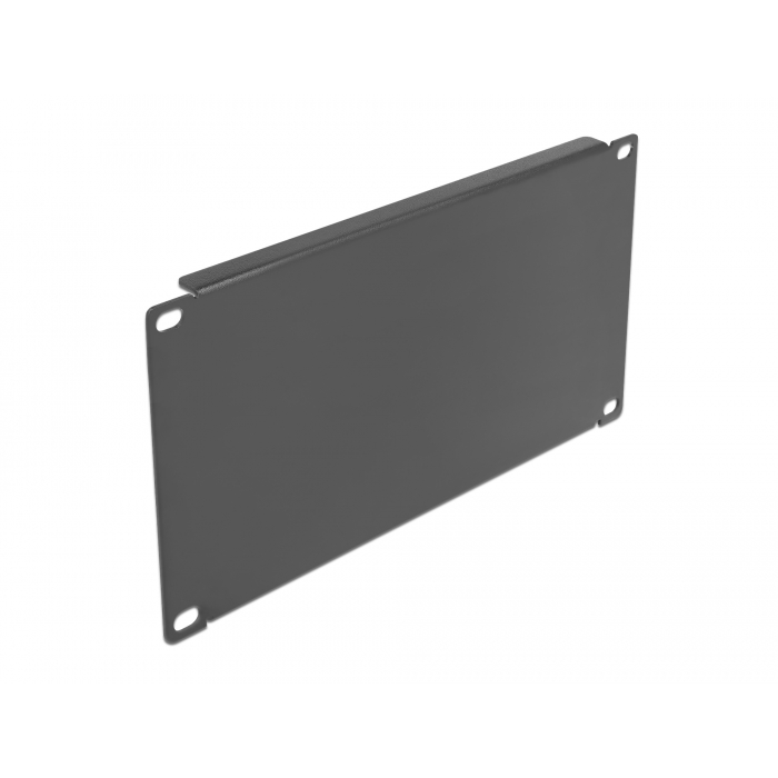 Delock 10 , fekete, 3U-s hálózati szekrény tömör borító (66662) (66662)