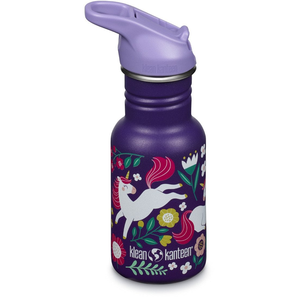 Kid Kanteen Classic Narrow (Flip Sport), 355ml/12oz, Leaping Unicorn