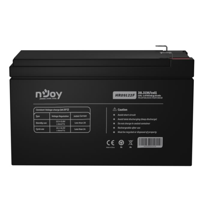 APC (NJOY) HR09122F Akkumulátor 12V 38.31W gondozásmentes F2 (BTVACIUOCTD2FBT01B) (BTVACIUOCTD2FBT01B)