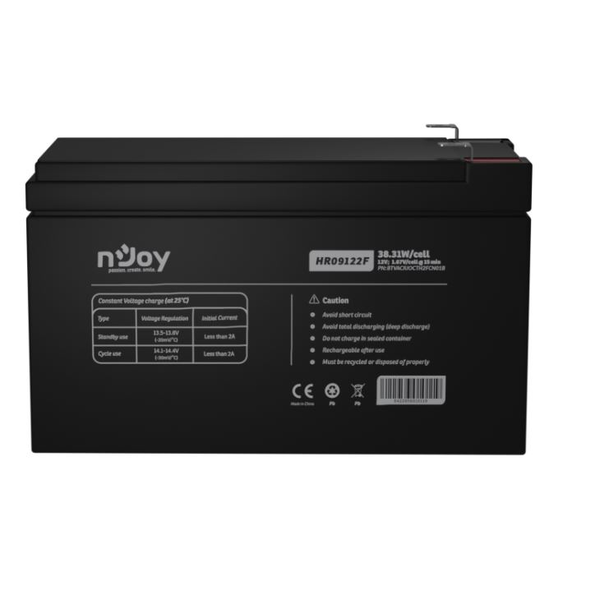 APC (NJOY) HR09122F Akkumulátor 12V 38.31W gondozásmentes F2 (BTVACIUOCTD2FBT01B)