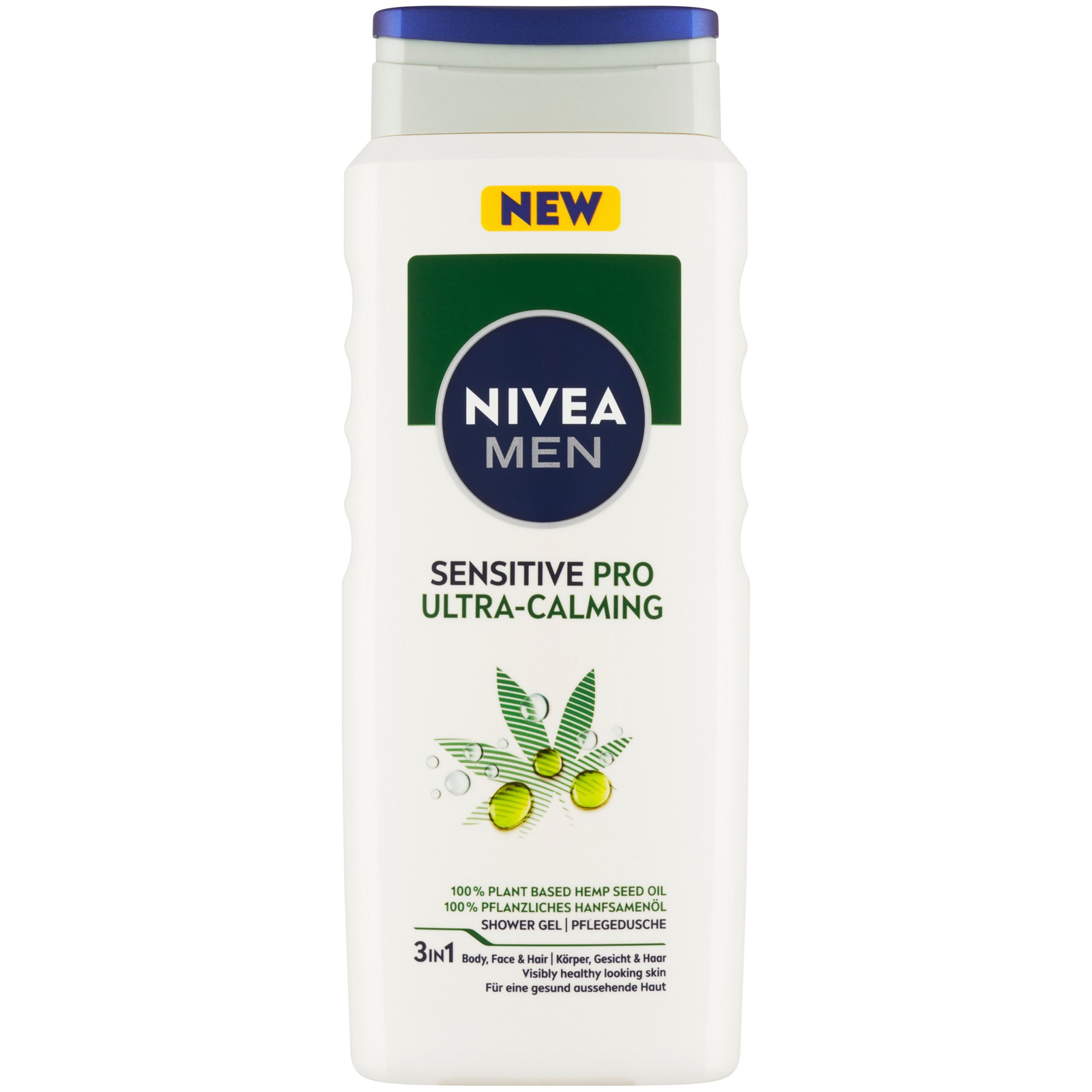 NIVEA Men Sensitive Pro Ultra Calming Tusfürdő 500 ml (9005800354873)