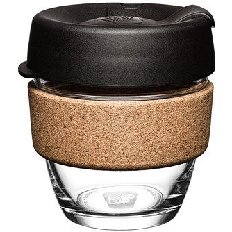 KeepCup bögre Brew Cork Black 227 ml S (BCBLA08)