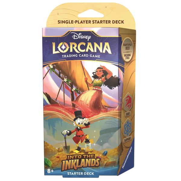 Disney Lorcana: Into the Inklands - Starter Deck Ruby and Sapphire (4050368982780)