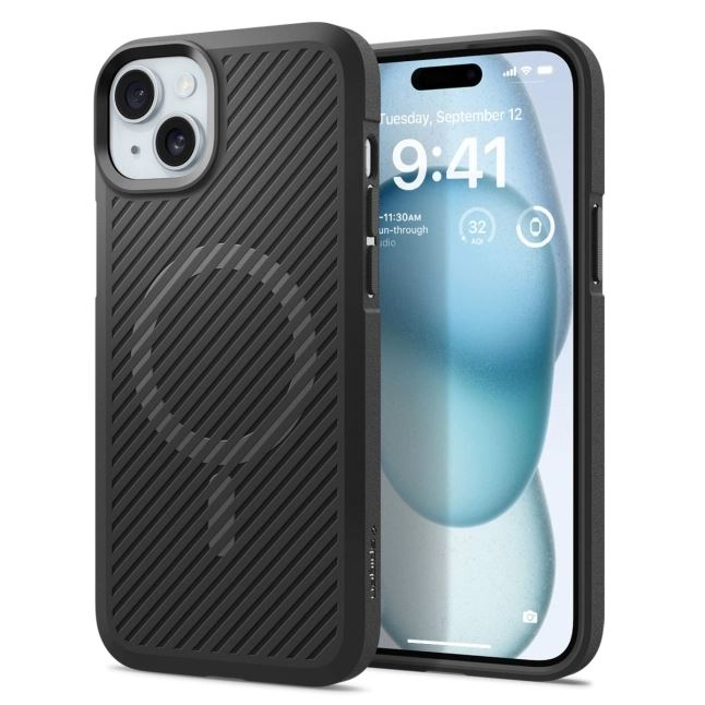 Spigen Core Armor (MagFit) iPhone 15 Plus tok fekete (ACS06455) (ACS06455)