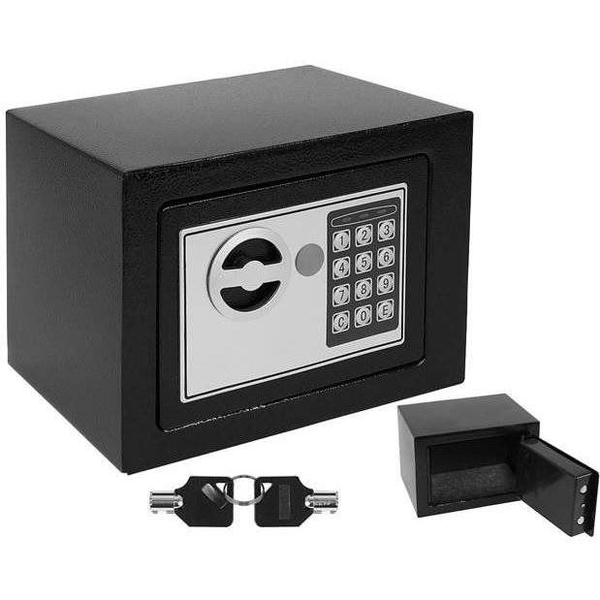 MG S8799 code safe 23×17,5×17 cm, black