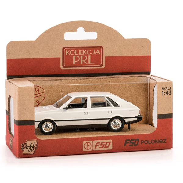 DAFFI MODEL POLONEZ FSO PRL BÍLÝ KOV