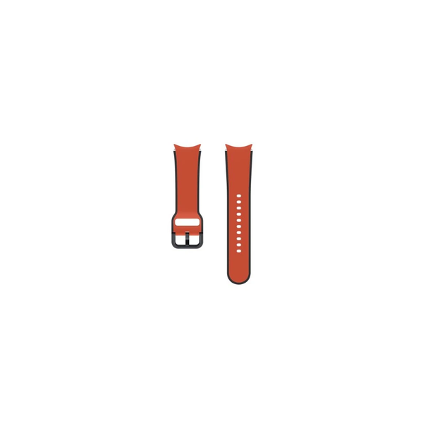ET-STR90SRE Samsung Galaxy Watch 4/4 Classic/5/5 Pro készülékhez Two-tone sport óraszíj 20mm S/M piros