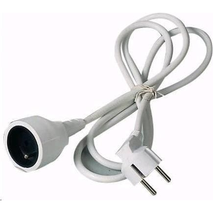 PREMIUMCORD Hosszabbító kábel, hálózati lengő, 230V, 5m, fehér (ppe105)