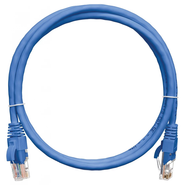NIKOMAX Patch kábel S/FTP, CAT6a, PVC, 20m, kék (NMC-PC4SA55B-200-BL)