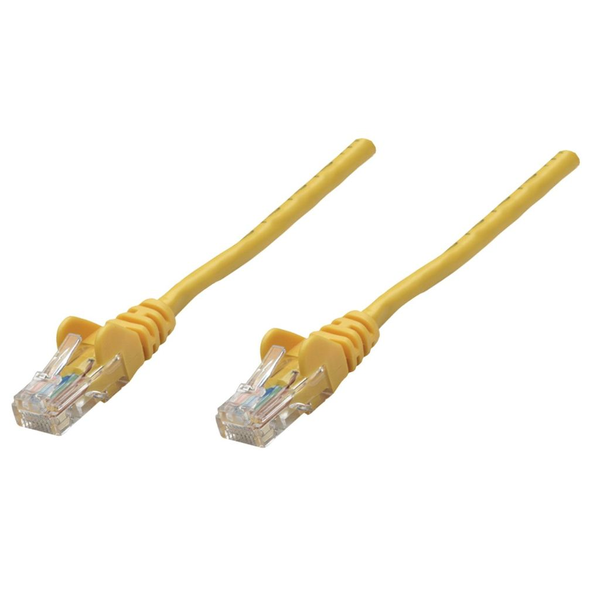 Intellinet Cat5e UTP, 2m cavo di rete Giallo U/UTP (UTP)