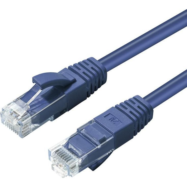 Microconnect MC-UTP6A003B kabel sieciowy Niebieski 0,3 m Cat6a U/UTP (UTP)