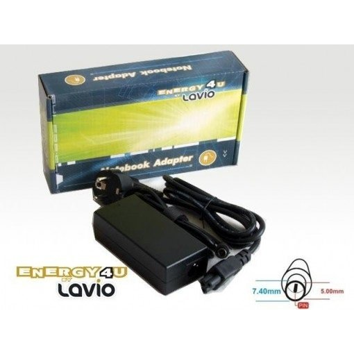 Zasilacz do laptopa Energy4U Energy4U PA11 18.5V / 3.5A (7.4x5.0mm + PIN) 65W, zasilacz do notebooka / laptopa HP, Compaq