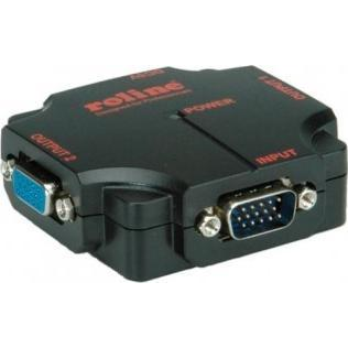 Roline VGA elosztó 1920 x 1080 pixel Fekete (14.01.3534)