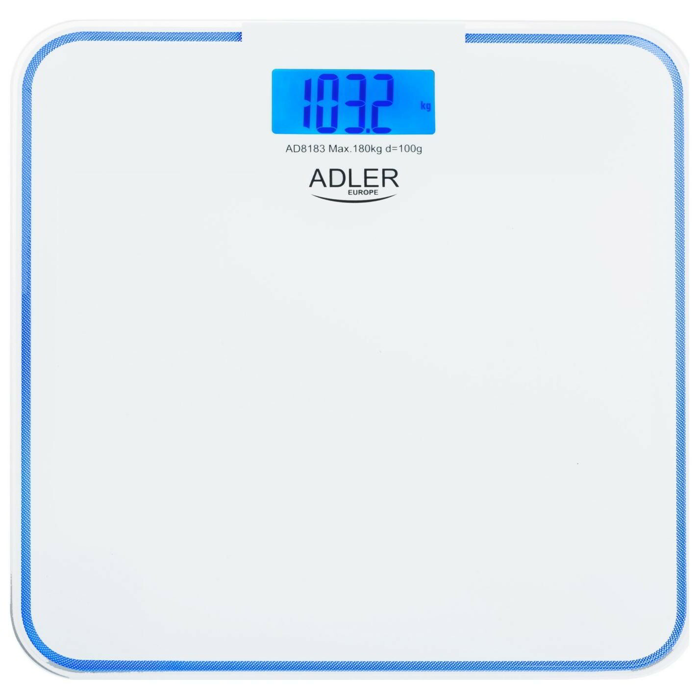 Adler AD 8183 Digitális személymérleg - Fehér (AD 8183)