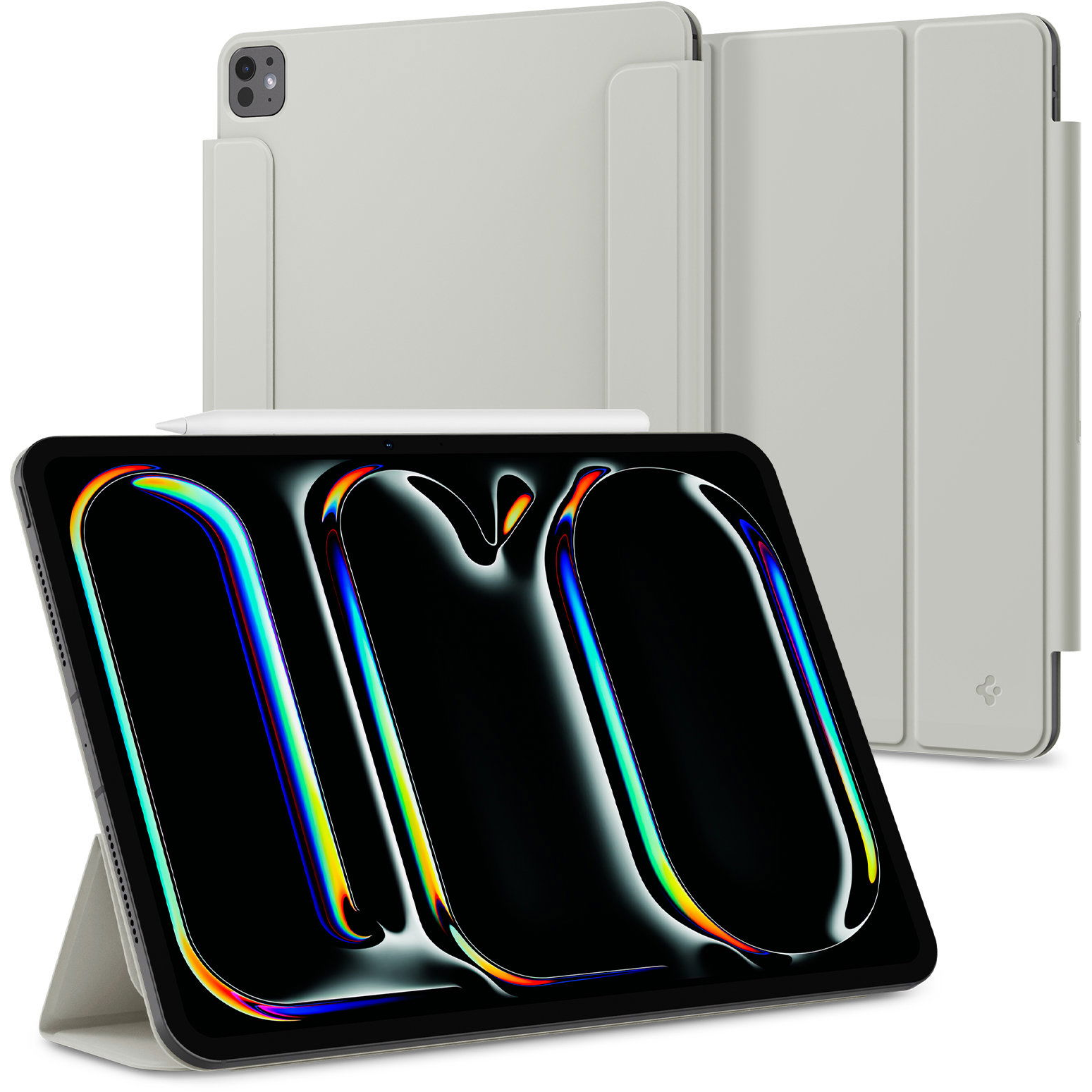 Spigen Air Skin Folio OneTap gray iPad Pro 13" 2024 (ACS06511)