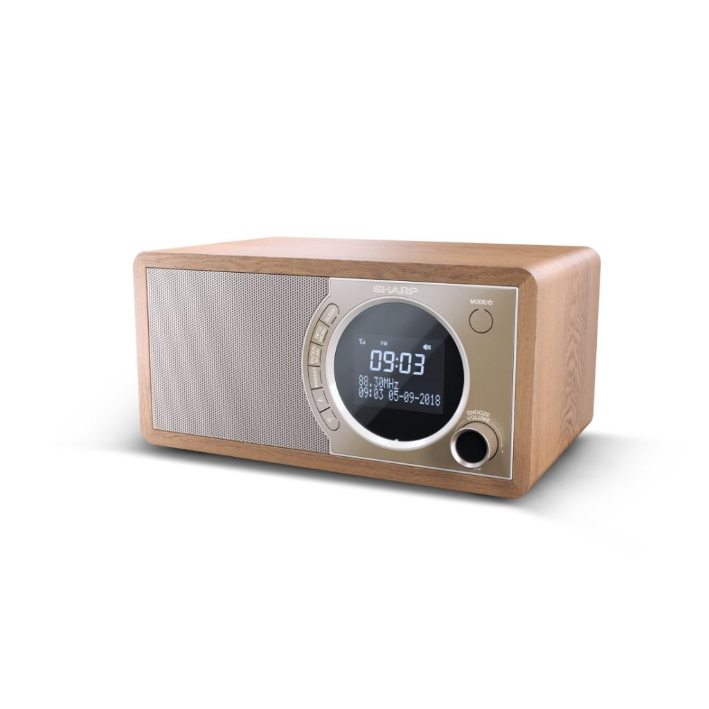 Sharp DR-450BR FM/DAB+ rádió barna (DR-450BR)