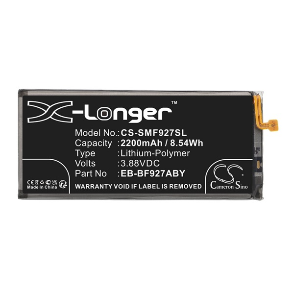 Cameron Sino CS-SMF927SL Samsung Galaxy Z Fold3 5G Telefon akkumulátor 2200 mAh