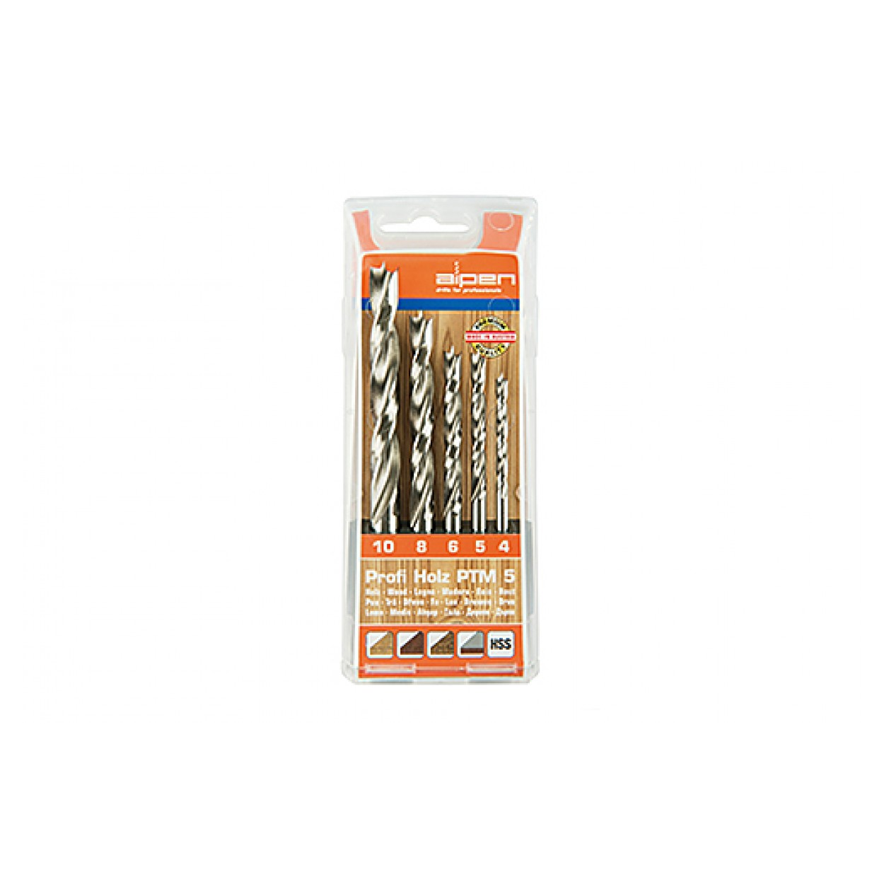Alpen 600114100 PTM 5 HSS Fúrószár készlet (5db / csomag) (600114100)