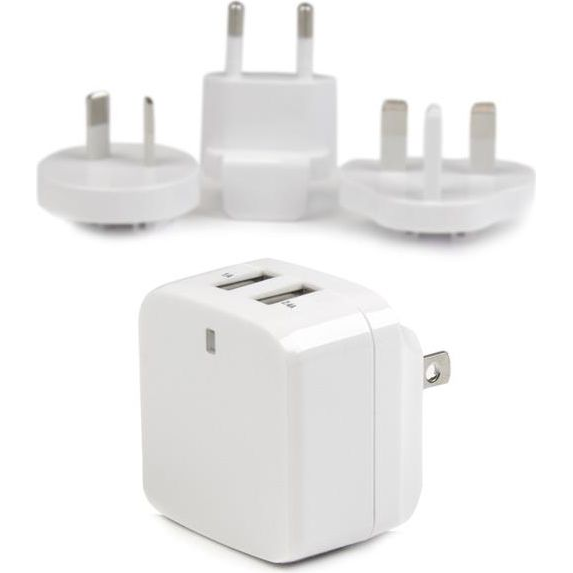 StarTech.com USB2PACWH oplader voor mobiele apparatuur Smartphone, Tablet AC Binnen